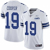 Nike Cowboys 19 Amari Cooper White With Est 1960 Patch Vapor Untouchable Limited Jersey,baseball caps,new era cap wholesale,wholesale hats